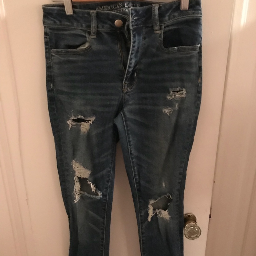 American Eagle ripped jegging